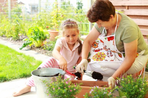 Reviewing gardening service concerns and instructions