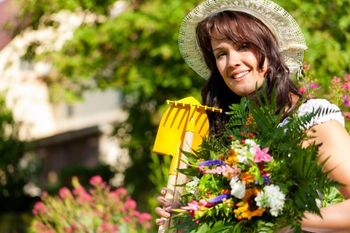 Seasonal lawn maintenance work in Abbey Wood